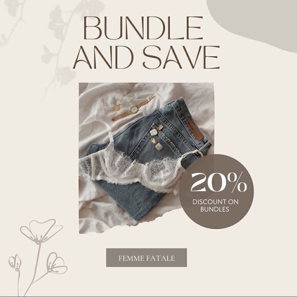 Sexy Padded Floral Lace Bra Panty Lingerie Set - Picture 3 of 10